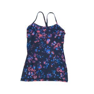 Women 6 Lululemon Power Y Tank Dandy Digie Multicolor Top Printed Yoga Run Dance